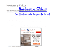 Tablet Screenshot of hombresychicos.com